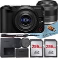 thumbnail image 1 of Canon EOS R50 V Mirrorless Camera with 14-30mm lens + 2 Pack 256GB Memory Card + ZeeTech Accessory Bundle, 1 of 5