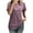 01 Purple, variant on Weiqiqre T Shirts for Women Short Sleeve Shirts 2025 Pleated Summer Fashion Tops Loose Fit Crew Neck Casual T-Shirts Vacation Outfits
