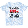 thumbnail image 3 of Inktastic Firefighter Grandpa Plays with Trucks Boys or Girls Toddler T-Shirt, 3 of 5