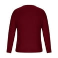 thumbnail image 5 of JingHai Mens Shawl Collar Deep V Neck Sweater Shirts Lightweight Muscle Long Sleeve T Shirts Fitted Knitted Pullover Thermal Tops Red L, 5 of 5