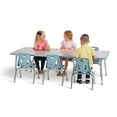 thumbnail image 3 of Rectangle Activity Table - 24" X 48", E-height - Driftwood Gray/Coastal Blue/Gray, 3 of 7