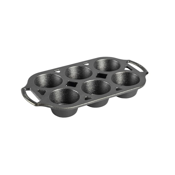 Lodge Bakeware BW6MFNINT 6 Cup Muffin Pan Walmart