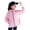 Pink, variant on 50+ Hooded Sun Jacket for Girls Kids Zip Up Long Sleeve Outdoor Sun Coat Spring Autumn Casual Outerwear with Pockets