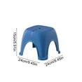 thumbnail image 3 of MMJ Stool for Bathroom Low Step Stool 9.45x9.45x5.91in Non Slip Plastic Small Stool for Kitchen, 3 of 6