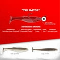 thumbnail image 4 of Rapala CrushCity Mayor soft bait 25 Albino Pearl, 4 of 7