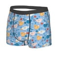 thumbnail image 2 of Kll Cute Chickens And Flowers Men'S Cotton Boxer Briefs Underwear-Large, 2 of 9