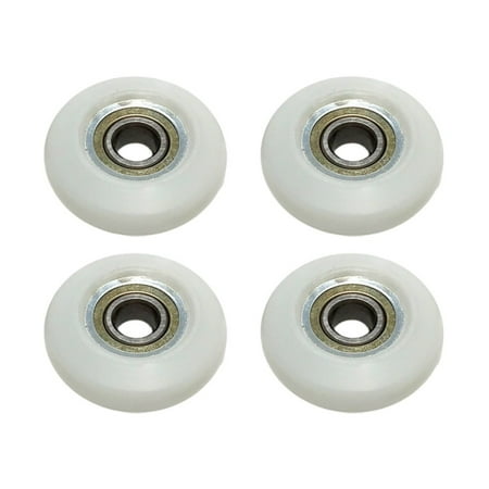 Sportact Fitness,4PCS 34mm Cushion Wheel Bearing Pulley 608 Shaft for Rowing Machine,Cardio Equipment