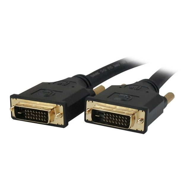 Comprehensive HR Pro AV/IT - DVI cable - dual link - DVI-D (M) to DVI-D (M) - 12 ft - molded - black