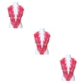 thumbnail image 1 of Billuyoard Apliques de encaje resistentes y duraderos para corpiño de boda o accesorio de vestido de baile Apliques de encaje para bricolaje rojo Type1 NO1, 1 of 6