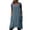 14# Blue, variant on Womens Square Apron Baking Cooking Gardening Works Cross Back Cotton/Linen Blend Dress with 2 Pockets Sky Blue S