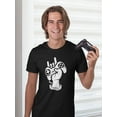 thumbnail image 2 of Game N Roll Hand Gesture Sketch T-Shirt Men -Image by Shutterstock, Male XX-Large, 2 of 4
