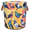 Multicolor 4, variant on ADECORIVY Pineapple Flamingo Laundry Basket, Foldable Laundry Hamper, Dirty Clothes Hamper Clothes Organizer Basket for Bathroom, Bedroom, Dorm