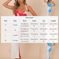thumbnail image 2 of Womens Halter Bodycon Dresses Beach Vacation Floral Fishtail Dress Party Prom Open Back Gown Red, M, 2 of 7
