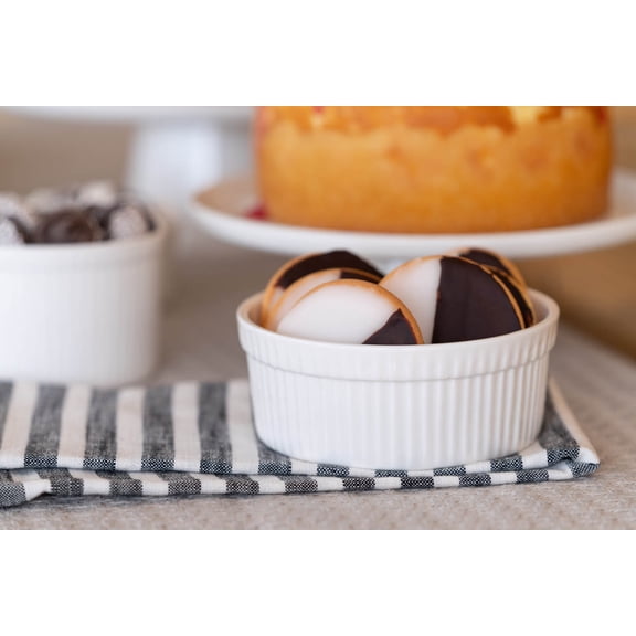 10 Strawberry Street 5" White Souffle Dish - Set of 4
