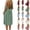 Beige, variant on Fashion Women Summer Round-Neck Casual Solid Sleeveless Sleepshirts Sling Backless Dress Pink M