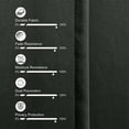 thumbnail image 4 of Kotton Culture Pinch Pleated Blackout Curtains for Traverse Rod Room Darkening Thermal Insulated Window Curtains for Bedroom, Patio Door, Room Divider (1 Panel, 100x108, Dark Grey), 4 of 8