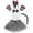 Cutie Gray Mouse, variant on Petitebelle Mouse Headband Bowtie Tail Gloves Tutu Shirt 6pc Costume (Gray, 3-4 Years)