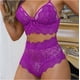 thumbnail image 5 of Conjunto de sujetador de encaje de talla grande para mujer, ropa interior sexy, chaleco sin espalda, conjunto de sujetador con tirantes sexy, 5 of 5