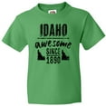 thumbnail image 3 of Inktastic Idaho Awesome Since 1890 Youth T-Shirt, 3 of 5