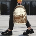 thumbnail image 2 of Easygdp Train Mochila Ligera de 15 Pulgadas para Estudiantes, Mochila Cómoda para la Escuela y Viajes, Correas Ajustables, 2 of 6