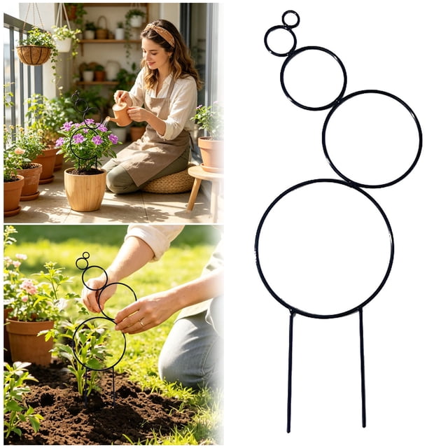 Ainf Garden Climbing Green Grid Support Peony Support Horticultural Fixing Rod, Support Garden Stakes And Support For Climbing Vegetable