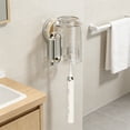 thumbnail image 6 of ZYXWVU Suction Cup Cup Holder Mouthwash Cup Toothbrush Cup For Bathroom Toilet Room Home Travel Wall Mounted Rinse Cup Holder Set, 6 of 6