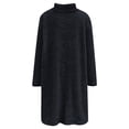 thumbnail image 5 of NMMUED Sherpa Pullover Women Womens Mock Neck Sweatshirt Womens Oversized Sweatshirt Turtleneck Sweatshirt Womens Long Sleeve Tops Womens Pullover Oversized Mock Neck Sweatshirt Dark Gray S, 5 of 9