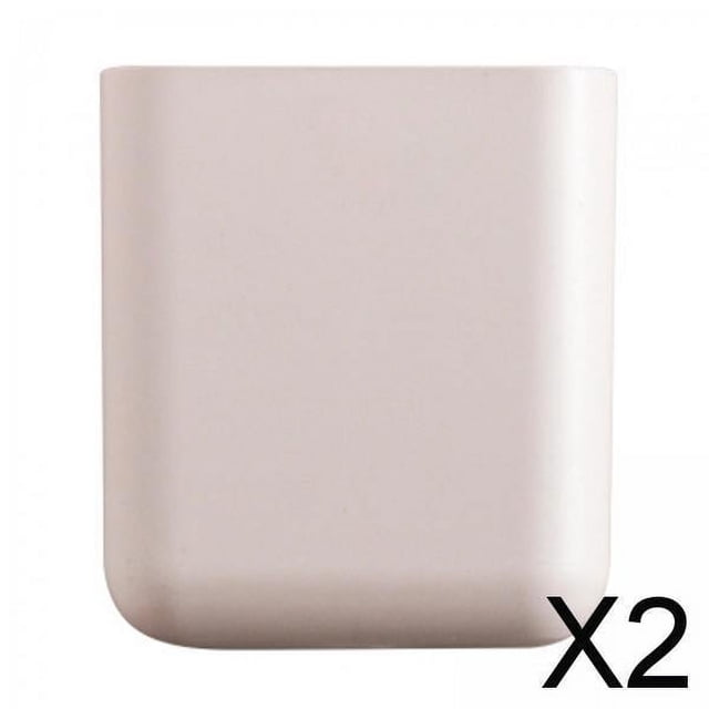 2x Organizador Montado en La Pared Portalápices Soporte de Pared Bolsa de Basura Clips de Papel Soporte de Control Remoto Soporte de Teléfono de Monta 2 piezas