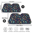 thumbnail image 3 of Fotbe Shells and Seaweed Car Windshield Sunshade | Sun Visor Protector Front Window Shade, Keeps Out UV Rays, Keeps Your Vehicle Cool-Small, 3 of 7