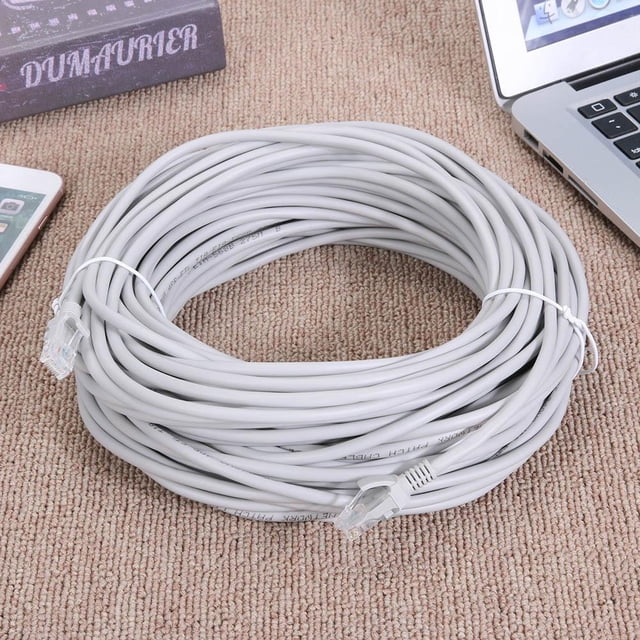 Cable Ethernet Cable de computadora de enrutador de 100 pies para computadora de enrutador de PC (30M) Likrtyny Para estrenar