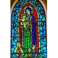 thumbnail image 2 of Perry, William 17x24 White Modern Wood Framed Museum Art Print Titled - Virgin Mary Baby Jesus Stained glass Hallgrimskirkja Large Lutheran Church-Reykjavik, 2 of 4