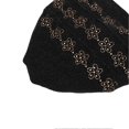 thumbnail image 2 of Turban Head Wraps Easy Wearing Lace Material Convenient Practical Double Layer Hair Hat for Daily WearBlack, 2 of 3