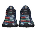 thumbnail image 5 of Read Book And Be Merry ChriStas Shoes Sneakers Black Size 10, 5 of 7