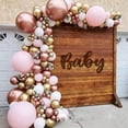thumbnail image 2 of Kit de arco con forma de globo para bodas, cumpleaños, 148 unidades, oro rosa, 2 of 2