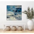 thumbnail image 3 of Giant Art Canvas  20x20 Indigo Wave Framed in Multi-Color, 3 of 3