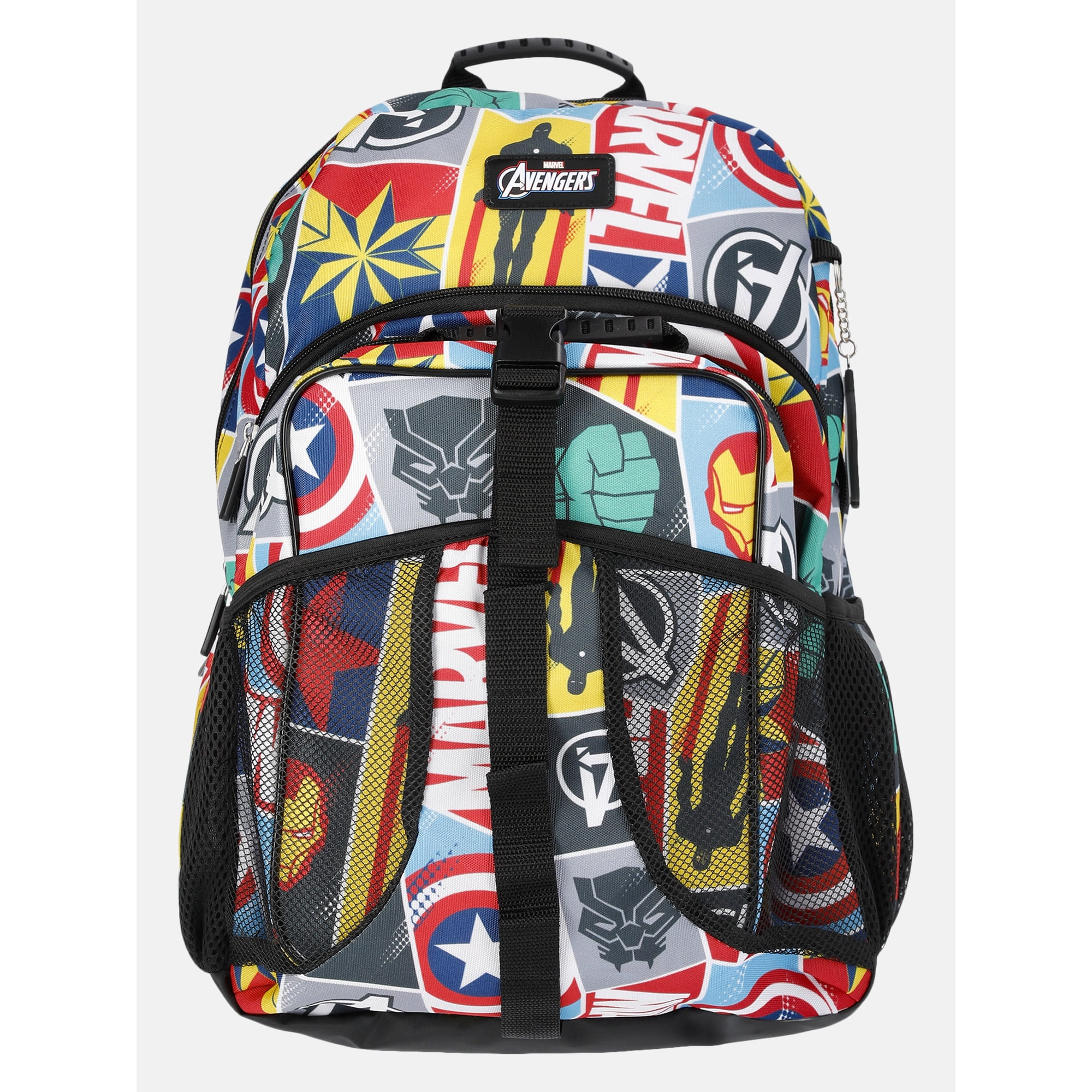Marvel Avengers Boys 17" Modern Backpack Set, Multicolor