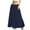Navy, variant on fheaev Flowy Boho Maxi Skirt for Women Trendy Drawstring High Waist Elastic A Line Pleated Ruffle Tiered Summer Casual Beach Long Skirts