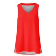 thumbnail image 4 of Tank Tops for Women European American V Neck Loose Sleeveless Summer Tops, 4 of 5