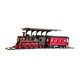 thumbnail image 2 of Puzzle Tracks Model 3D madera rompecabezas tren estación ferrocarril juguete educativo kit montaje manualidad adecuado para regalo cumpleaños decoración hogar 54cmx6.5cmx10.7cm, 2 of 9