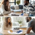 thumbnail image 6 of 3 or 4 Player Chess Board Game Set,64 Pieces Colorful Chess,Chess Game for Team with a Leather Game Mat, 6 of 6