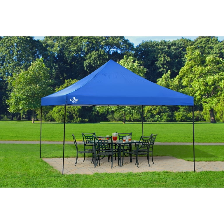 Quik Shade Shade Tech 13 x 13 x 10 ft Blue Straight Leg Pop-Up