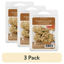 (3 pack) Farmhouse Cookies Scented Wax Melts, ScentSationals, 2.5 oz