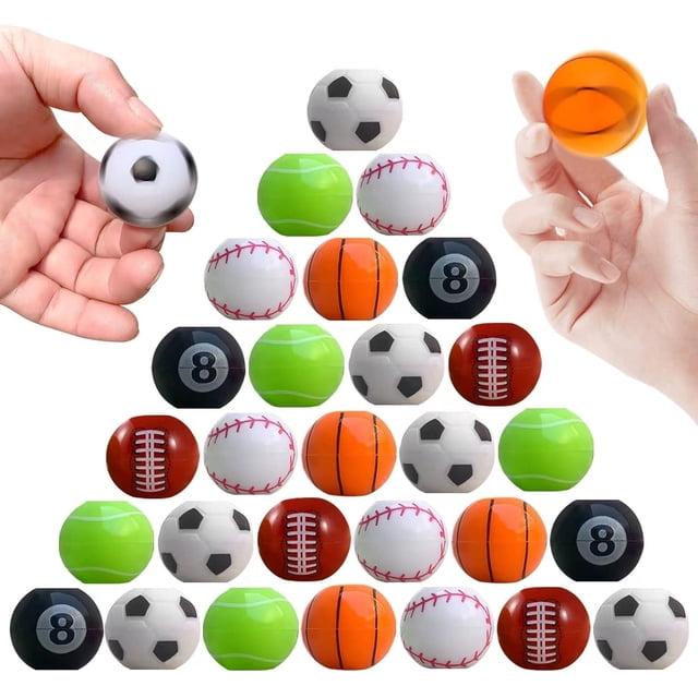 Pelotas deportivas Fidget Spinners, 32 unidades, para niños de 4 a 8 años