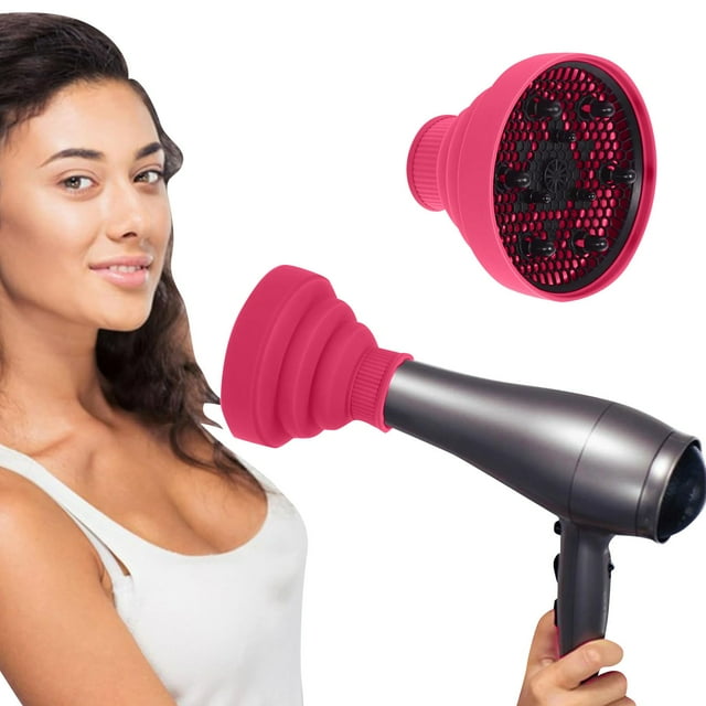 1 PCS Housse de Sèche-Cheveux en Silicone Sèche-Cheveux de Voyage Diffuseur de Sèche-Cheveux Universel Attache de Diffuseur de Cheveux