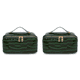thumbnail image 1 of Bolso Maquillaje Cuero PU Cosméticos para Mujer (retro) Verde, 1 of 4