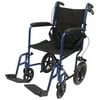 Karman Healthcare LT-1000HB-BL Transport Wheelchair-Blue