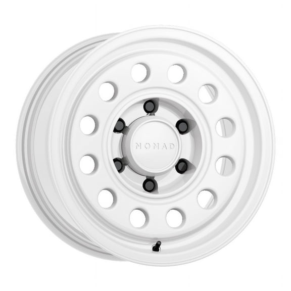 Nomad N501SA Convoy 17x8.5in / 5x150 BP / -10mm Offset / 110.3mm Bore - Gloss White Wheel