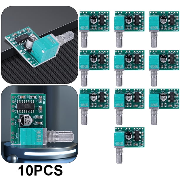 DQrwqpou PAM8403 Placa Amplificadora Audio Digital 5V Placa Amplificadora Digital 3W * 2 Alimentación USB