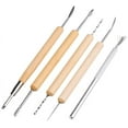 thumbnail image 4 of Haobase 11 Pcs Wooden Handle Clay Pottery Sculpting Tools, 4 of 7