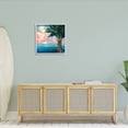 thumbnail image 5 of Stupell Industries Bold Beach Horizon Palm Tree Pink Sunlit Clouds Painting White Framed Art Print Wall Art, Design by Page Pearson Railsback, 5 of 5